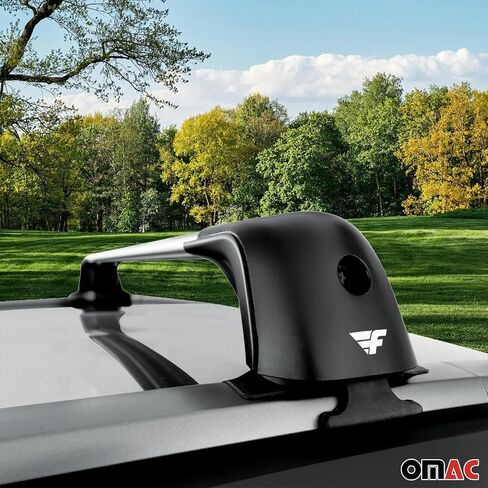 أشرطة رف سقف أو OMAC متميزة متوافقة مع لكزس NX 2015-2021 رفوف سقف سيارة الألومنيوم ، حانات الشحن على السطح لرفق أمتعة التزلج على الجليد زورق زورق على الجليد 220 رطل السعة in Kuwait
