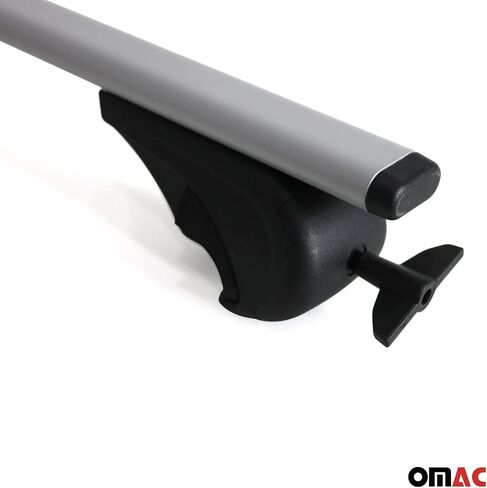 OMAC Roof Racks Cross Bars Luggage Carrier Durable for Kia Rondo 2007-2010 Black 2 Pcs Anti-Theft for Travel Kayak Canoe Surf Ski Snowboard Camping in Saudi Arabia