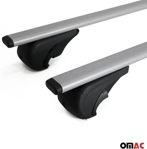 OMAC Roof Racks Cross Bars Luggage Carrier Durable for Kia Rondo 2007-2010 Black 2 Pcs Anti-Theft for Travel Kayak Canoe Surf Ski Snowboard Camping in Saudi Arabia