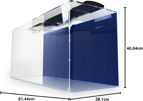 Aquatics 36" LED Plastic Lighting with Blue & White Bulbs, (X40-150-58542) in Saudi Arabia