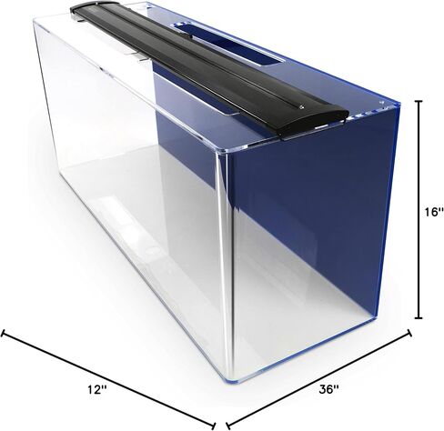 Aquatics 36" LED Plastic Lighting with Blue & White Bulbs, (X40-150-58542) in Saudi Arabia