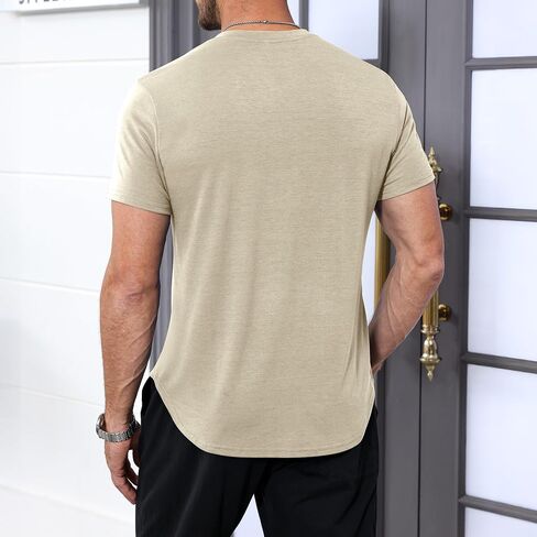Huukaey 3 Pack Men Men Big and Tall ، V Neck Short Sleeve Plus Size Tops Casual Basic Tees Workout Gymatic Thatirts T in Kuwait