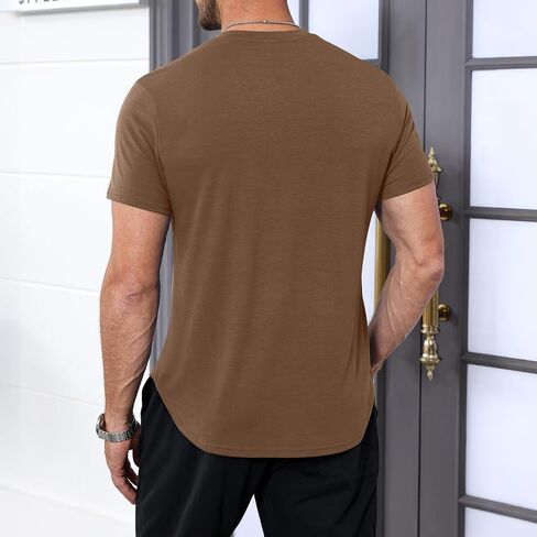 Huukaey 3 Pack Men Men Big and Tall ، V Neck Short Sleeve Plus Size Tops Casual Basic Tees Workout Gymatic Thatirts T in Saudi Arabia