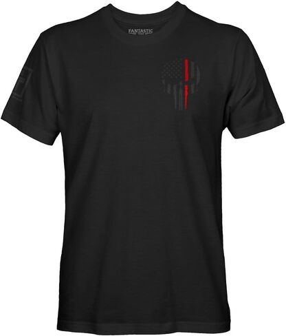 خط رفيع يدعم القميص الوطني لعلم الجمجمة الأمريكية للرجال in Kuwait