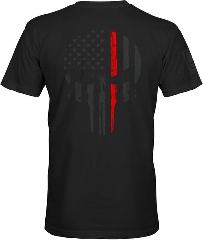 خط رفيع يدعم القميص الوطني لعلم الجمجمة الأمريكية للرجال in Kuwait