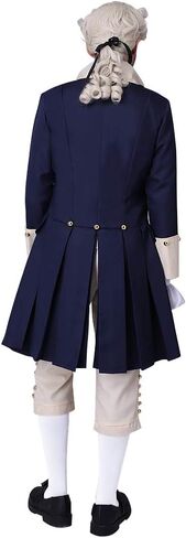 George Washington Cosplay Costume Men Hamilton Colonial Uniform History Outfit in Kuwait