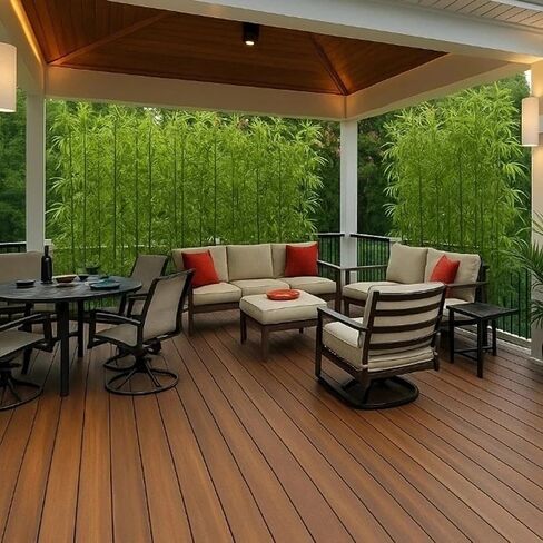 5ft 10 Pack Fake Bamboo, Artificial Bamboo Plants Outdoor, Tall Faux Bamboos Tree for Privacy Covers on Deck and Patio, Decoration for Garden, Yard, Office in Saudi Arabia