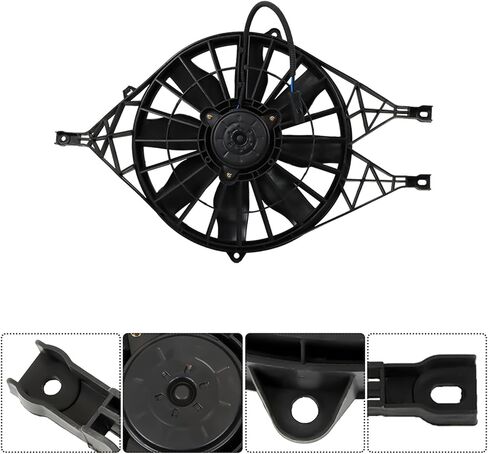 labwork Radiator Cooling Fan Assembly Replacement for Durango 2000-2003 Replacement for Dakota 2000-2004 620030 52028939AA in Saudi Arabia