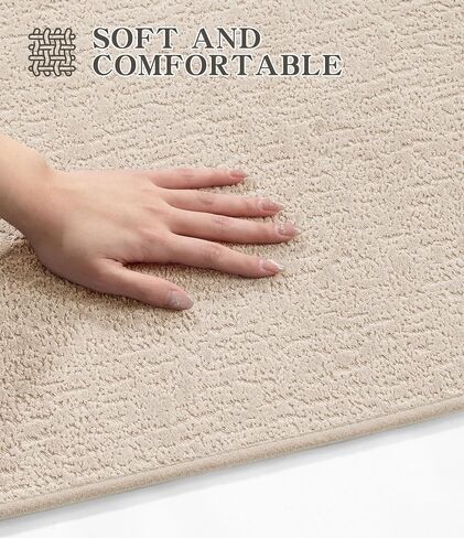 chakme Bathroom Rugs Mat 24x17, Ultra Thin Non Slip Bath Mat Small Quick Dry Absorbent Bath Mat for Bathroom Floor, (Grey, 24"x17") in Saudi Arabia
