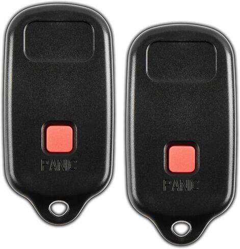 2x Key FOB استبدال لعام 1999 2000 2001 2002 2003 2004 2005 2006 2007 2009 2009 Toyota Sequoia 4Runner بدون مفتاح التحكم عن بُعد عن بُعد ، 3-Button Panic Hyq12bbx ، دليل البرمجة ، in Saudi Arabia
