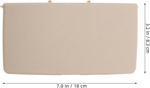 Gatuida Car Sun Sun Visor Cover Cover Heat مقاومة للحرارة الظل الظل مرآة قشرة الغرور مرآة استبدال غطاء الإطار in Kuwait