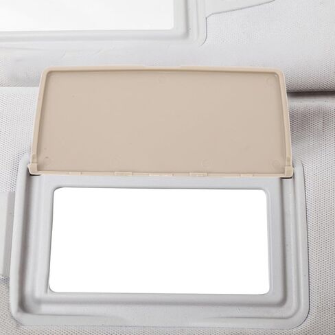 Gatuida Car Sun Sun Visor Cover Cover Heat مقاومة للحرارة الظل الظل مرآة قشرة الغرور مرآة استبدال غطاء الإطار in Kuwait