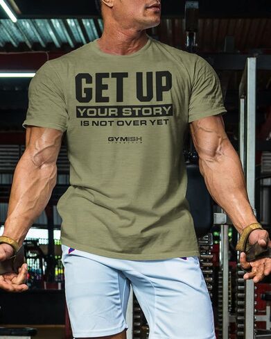 D R DETROIT REBELS Get Up Mens Athletic Shirts Short Sleeve T-Shirt for Weightlifting in Saudi Arabia