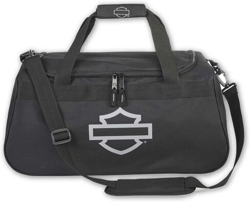 Harley -Davidson Bar & Shield Logo Zipper Rugged Graphic Duffel Bag - Black in Kuwait