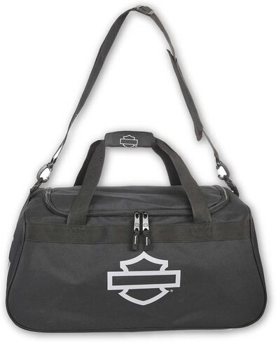 Harley -Davidson Bar & Shield Logo Zipper Rugged Graphic Duffel Bag - Black in Kuwait