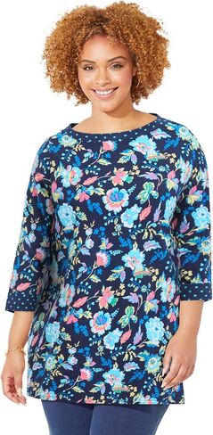 كاثرين للنساء زائد الحجم ليز و ME Boatneck TOP in Kuwait