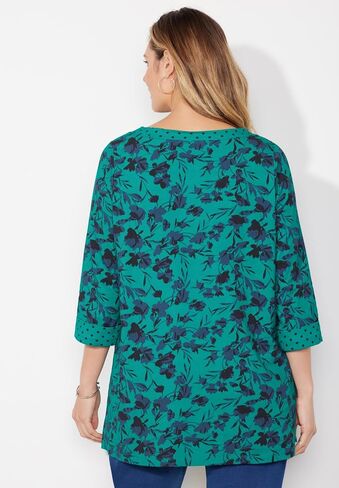 كاثرين للنساء زائد الحجم ليز و ME Boatneck TOP in Kuwait