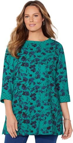 كاثرين للنساء زائد الحجم ليز و ME Boatneck TOP in Kuwait