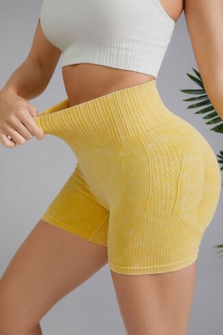 3pcs Women Scrunch Butt Lifting Seamless Leggings Booty High Waisted Workout Yoga Pants Shorts in Saudi Arabia