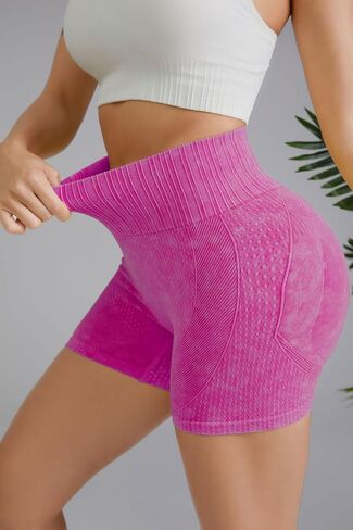 3pcs Women Scrunch Butt Lifting Seamless Leggings Booty High Waisted Workout Yoga Pants Shorts in Saudi Arabia