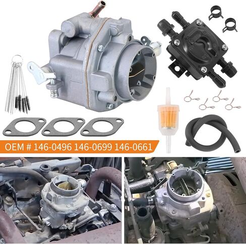 KIPA Carburetor لـ Cummins Onan P220V P248V P220G Engine 20HP B48G B48M LX790 NIKKI 6100 27 281 146-0496 146-0699 146-0661 TORO LX-460 MOWER CARBRET ، in Saudi Arabia