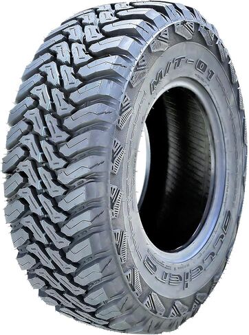 Set of 4 (FOUR) Accelera M/T-01 Mud Off-Road Light Truck Radial Tires-35X12.50R17LT 35X12.50X17 35X12.50-17 125Q Load Range E LRE 10-Ply BSW Black Side Wall in Saudi Arabia