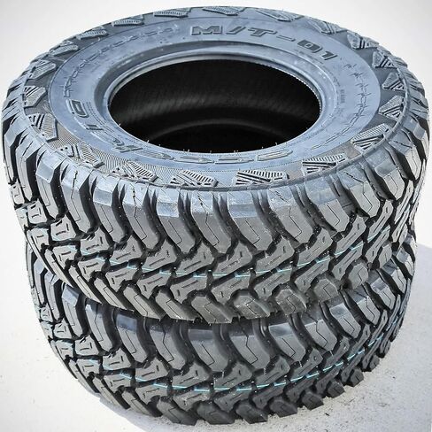 Set of 4 (FOUR) Accelera M/T-01 Mud Off-Road Light Truck Radial Tires-35X12.50R17LT 35X12.50X17 35X12.50-17 125Q Load Range E LRE 10-Ply BSW Black Side Wall in Saudi Arabia