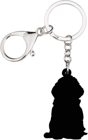 Weveni Acrylic Golden Doodle Keychains for Women Teen Girls Cute Puppy Pet Dog Gifts Poodle Passories محفظة سحر محفظة in Kuwait