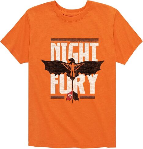 كيفية تدريب التنين الخاص بك - Night Fury Flight - Toddler & Youth Short Sleeve Graphic T -Shirt in Kuwait
