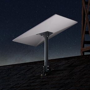 Starlink Gen 3 Mount Starlink Wall Mount Gen 3، طقم تثبيت عمود معدني قابل للتعديل 16 بوصة للطبق القياسي V3 عالي التحمل على الحائط ودعامة Starlink Internet Kit القمر الصناعي in Kuwait