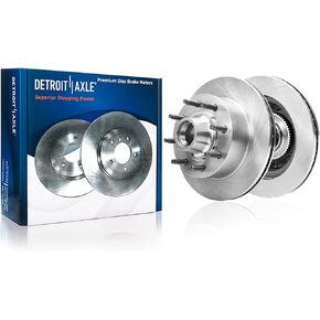 Detroit Axle-دوارات الفرامل الأمامية لفورد E-150 E-250 E-350 Club Wagon Econoline Super Duty Discist Brake Brake Brakes in Saudi Arabia