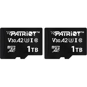 Patriot VX Series 256GB Micro SDXC V30 A2 UHS-I U3 4K UHD Memory Card - PSF256GVX32MCX in Kuwait