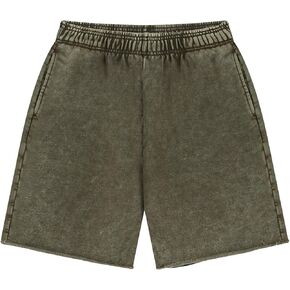 السراويل القصيرة للرجال الرياضي القصيرة الحامض القصيرة القطن القطن ثقيلة الخصر مرنة الشارع شارع الشارع in Kuwait