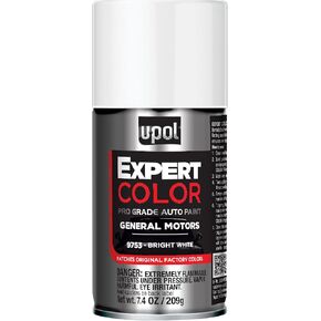 U-POL Expert Color, For General Motors 9753, Automotive Spray Paint, Professional Grade, Easy-To-Use, Bright White in Saudi Arabia