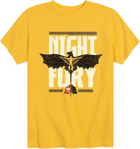 كيفية تدريب التنين الخاص بك - Night Fury Flight - Toddler & Youth Short Sleeve Graphic T -Shirt in Kuwait