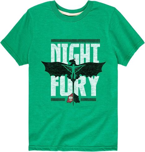 كيفية تدريب التنين الخاص بك - Night Fury Flight - Toddler & Youth Short Sleeve Graphic T -Shirt in Kuwait