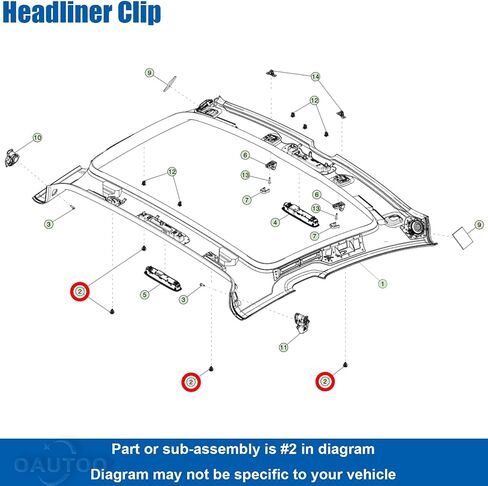 OAUTOO 30pcs Interior Trim Panel Clip for Tesla 1047307-00-A Tesla Model 3 2017 - On, Model S 2012 - On, Model X 2015 - On, Model Y 2020 - On in Saudi Arabia