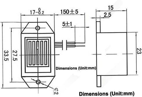 1pc DC 1.2/3/6/21V 85DB 33.5*15 مم إنذار الجرس الإلكتروني الجرس الميكانيكي صوت صافوي ثابت (12 فولت) in Saudi Arabia