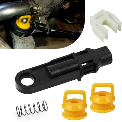 5 PCS Transmission shifter linkage Cable Kit, 14104 15276979 52855956AG Cable Bushing Repair Kit, Compatible with Chrysler, Buick, Chev-rolet, Cadillac, Dodge Durango, Grand Cherokee (Black) in Saudi Arabia