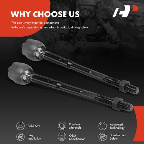 A-Premium 2 X Rod Inner Rod Rod ، متوافق مع Mazda CX-9 Cx9 2016-2023 in Saudi Arabia