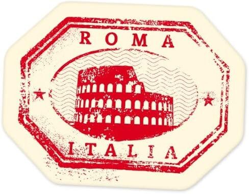 Rome Roma Italy Travel Vinyl Car Bumper Window Sticker 3" x 2" in Saudi Arabia