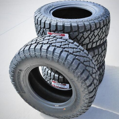Set of 2 (TWO) Landspider Wildtraxx R/T All-Terrain Mud Off-Road Light Truck Radial Tires-LT315/70R17 315/70/17 315/70-17 121/118S Load Range E LRE 10-Ply BSW Black Side Wall in Saudi Arabia