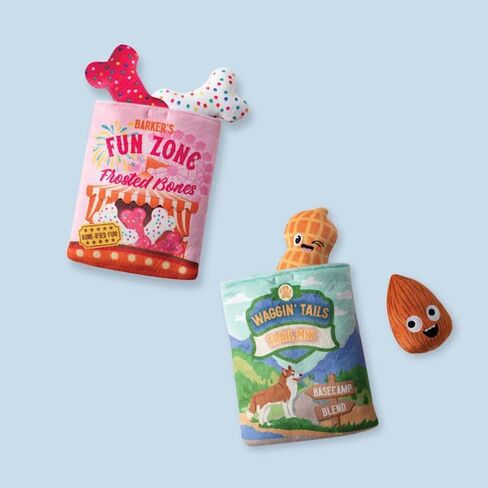 Fringe Studio Hide & Seek Plush Burrow Dog Toy Set, WAGGIN Tail Trail Mix(289212), Multicolored in Saudi Arabia