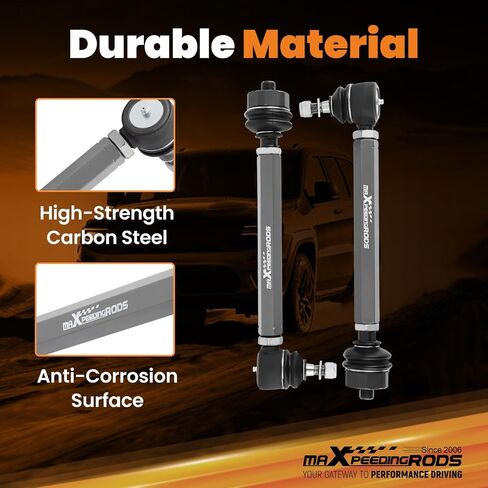 MaxPeedingRods قضيب التعادل الثقيل القابل للتعديل لشيفي سيلفرادو/GMC Sierra 2500 HD/3500/3500 HD 4WD 2001-2010 in Saudi Arabia