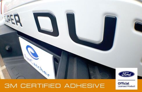 EyeCatcher Tailgate Insert Letters fits 2008-2016 Ford Super Duty (Chrome) in Kuwait