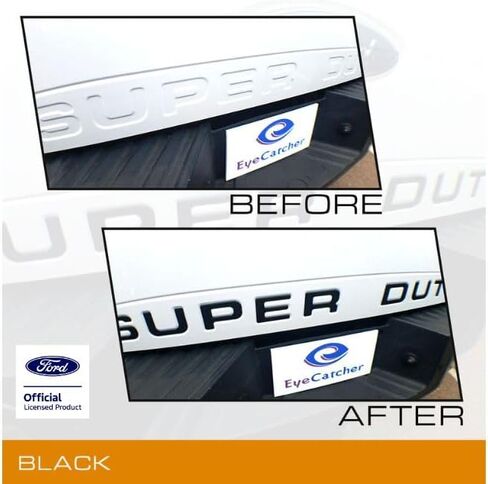 EyeCatcher Tailgate Insert Letters fits 2008-2016 Ford Super Duty (Chrome) in Kuwait