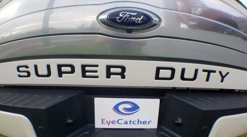 EyeCatcher Tailgate Insert Letters fits 2008-2016 Ford Super Duty (Chrome) in Kuwait