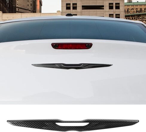 Hoolcar Front Pumper Center Grille Cover Emblem Cover Cover Badge Tlaming Trim متوافق مع 2015-2022 Chrysler 300 300C ، Black in Kuwait