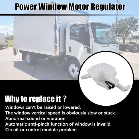 GXARTS POWER WINDOW MOTION منظم الركاب الأيمن 8980584240 متوافق مع ISUZU NQR NPRHD 2007-2025 in Saudi Arabia