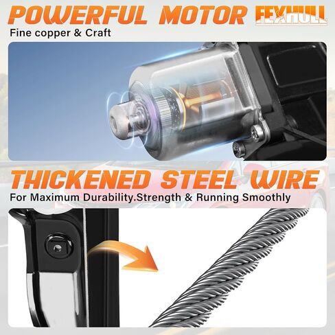 748-974 منظم نافذة الطاقة الجانبي للبرنامج الأمامي مع محرك متوافق مع Chevy Cruze 2011-2015 ، Chevrolet Cruze Limited 2016- مع تلقائي لأعلى ولأسفل (موصل دبابيس 7)- يحل محل # 94532757 in Kuwait